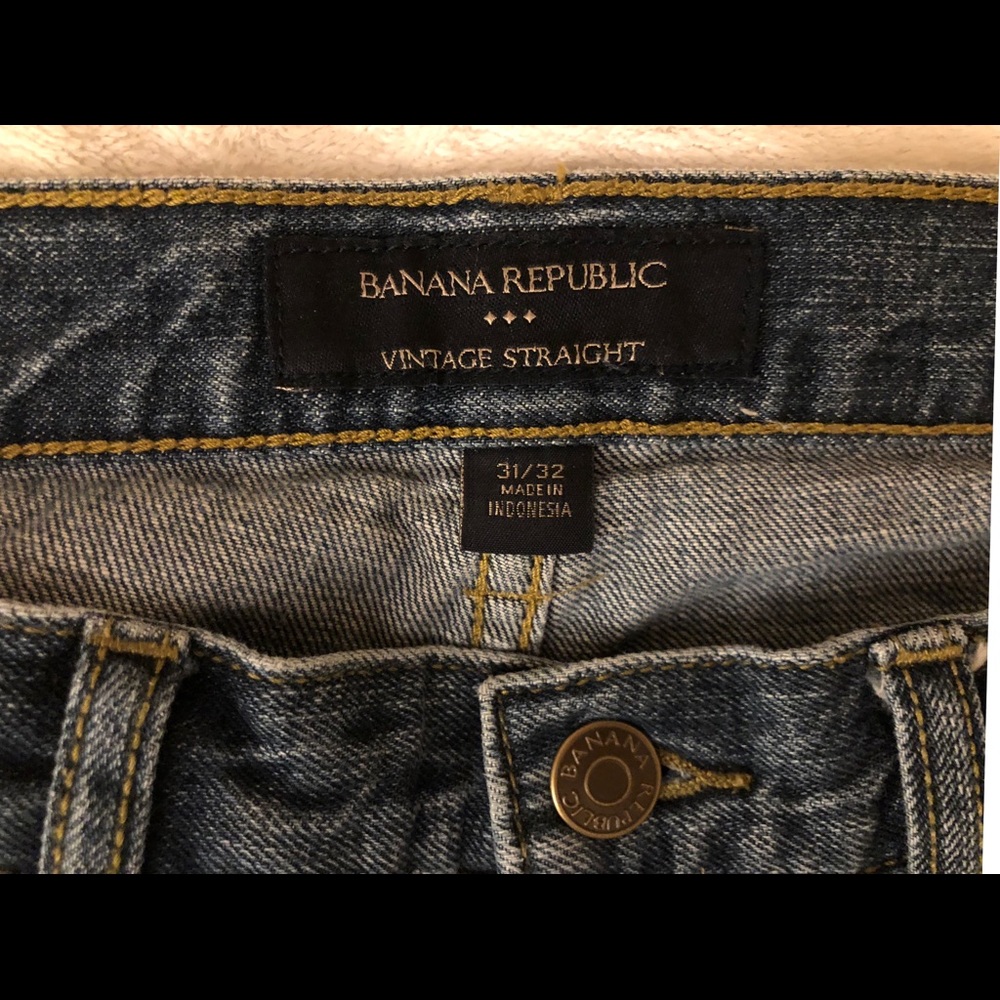 Banana Republic Vintage Straight Mens Jean 31x32